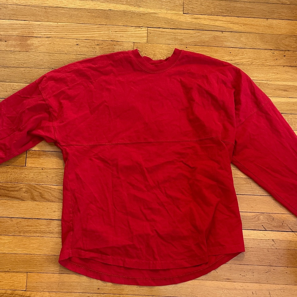 Red Vintage Ogunquit Long Sleeve Shirt View 2